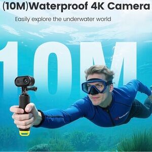 Waterproof 4K Camera portable NWT